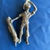 Vintage brass golf sculpted man only