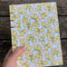 Handmade Journal Bundle (4) - blank, coptic bound, floral pattern