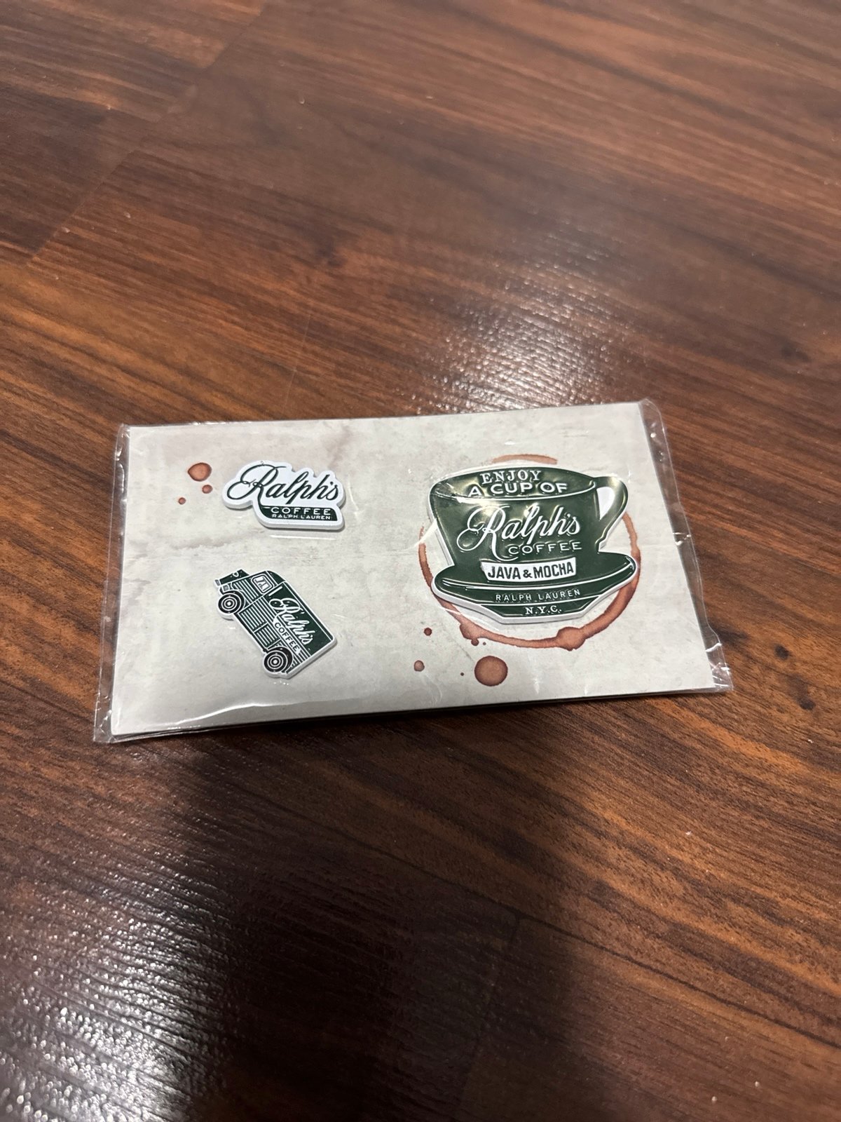 Ralph’s Coffee Pin Set