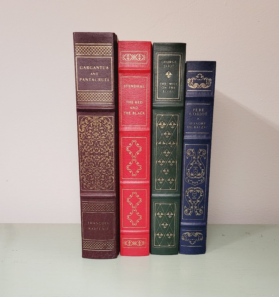 4 Franklin Library Leather Bound Books (1980-82)