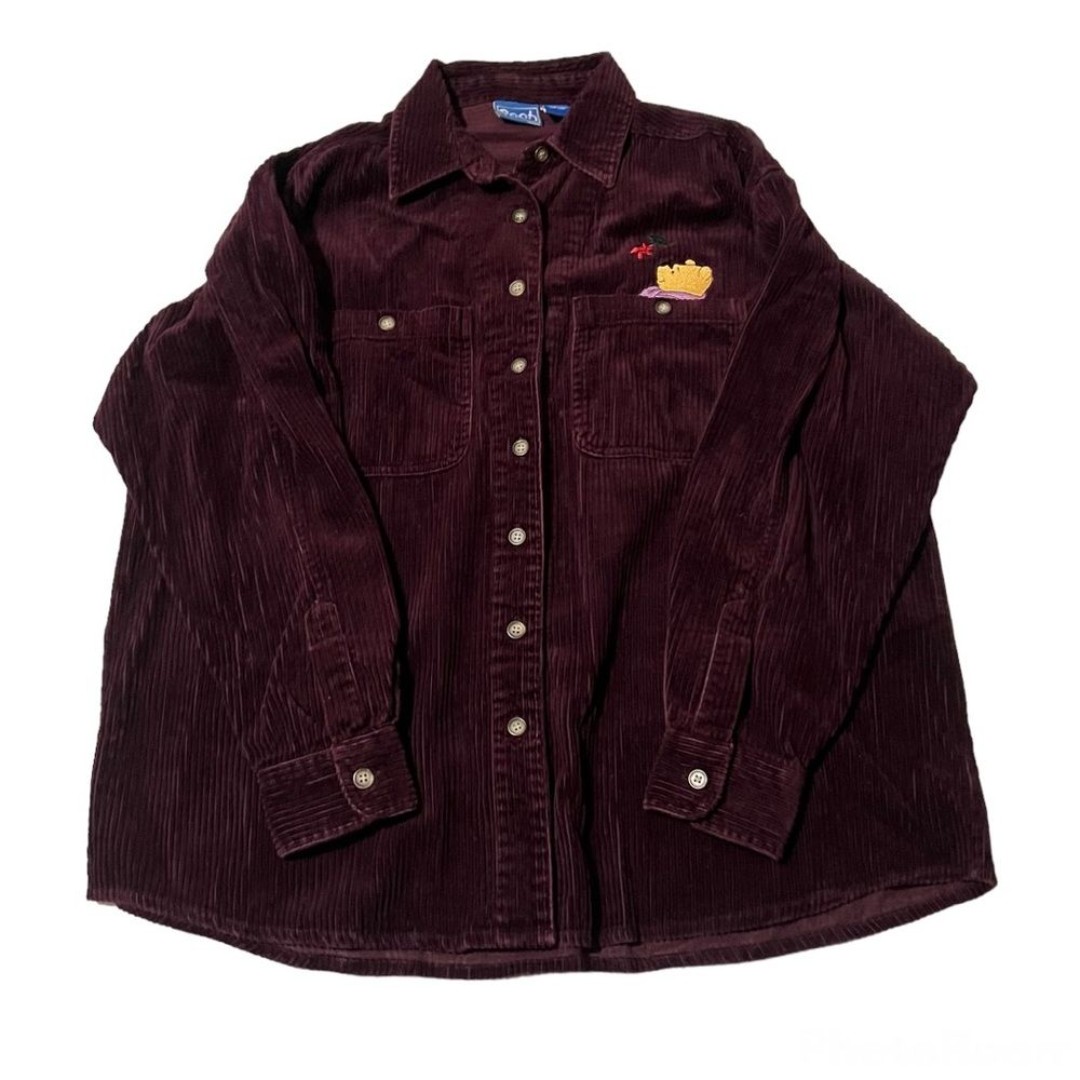 Disney | Pooh Corduroy Shirt Womens size large