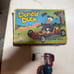 Vintage Disney Marx plastic friction Donald Duck racing Cart , very Rare .