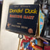 Vintage Disney Marx plastic friction Donald Duck racing Cart , very Rare .