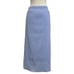 All:Row Periwinkle Blue Crinkle Y2K Style Straight Midi Skirt