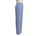 All:Row Periwinkle Blue Crinkle Y2K Style Straight Midi Skirt