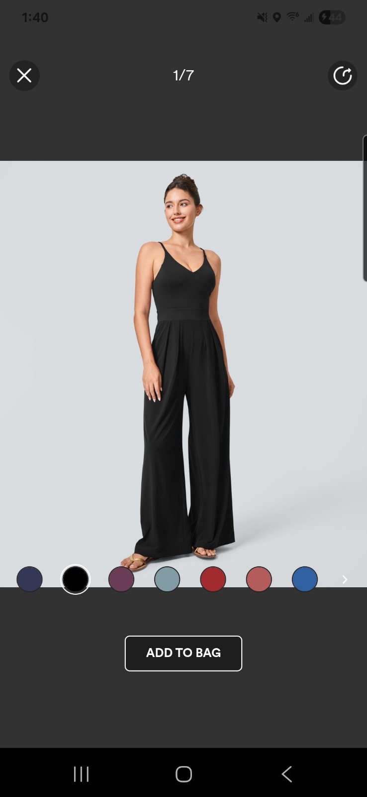 Halara Wide Leg Jumpsuit