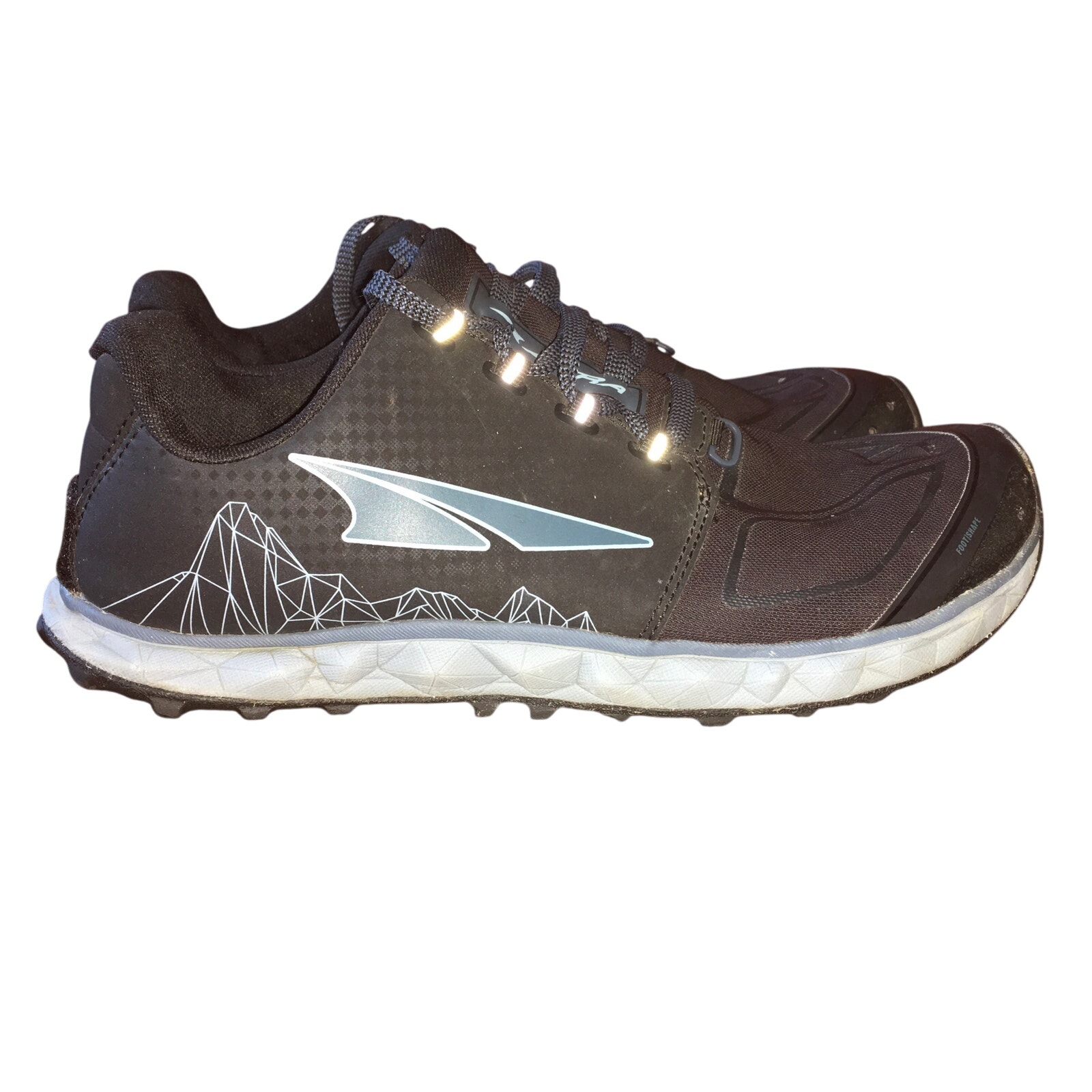 Altra Superior 4.5 Trail Running Sneaker Womens 8 Outdoor Zero Drop Black Blue