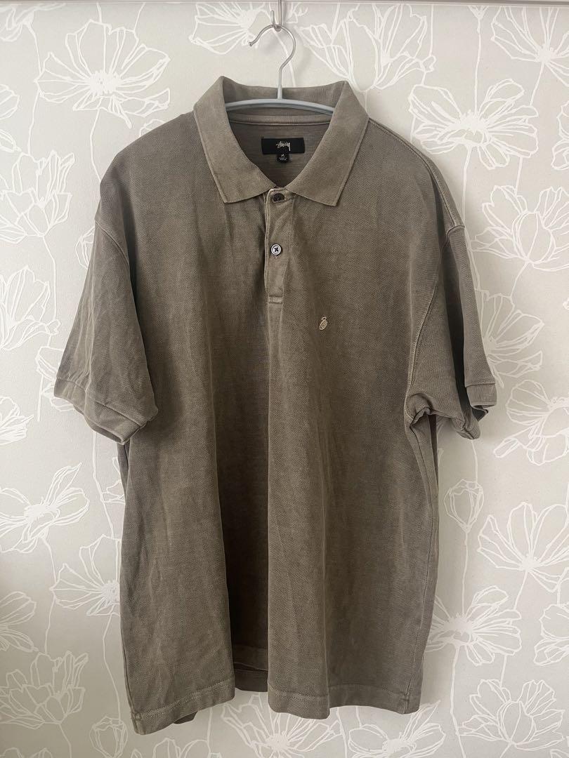 Buy Stussy Pigment Dyed Pique Polo 'Taupe' - 1140339 TAUP | GOAT