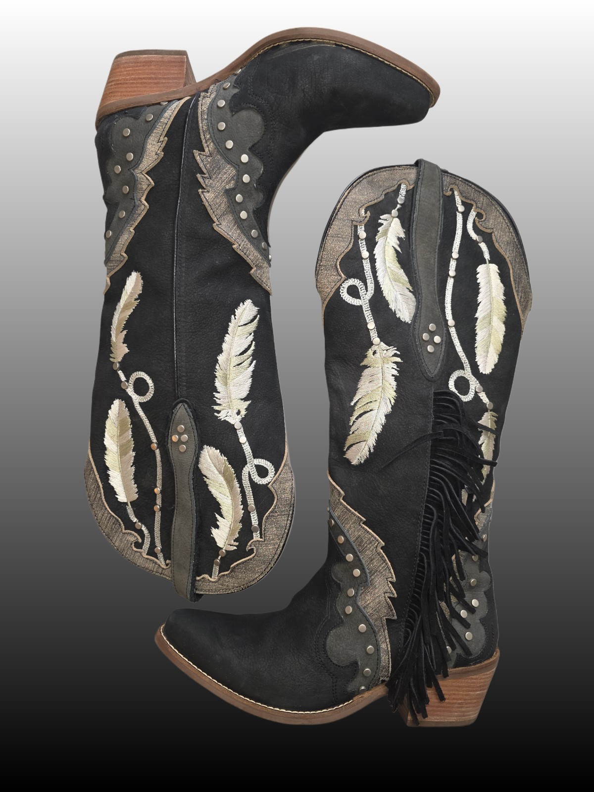 Women's Dingo Dream Catcher Boot in Black