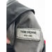 Thom Browne Mens Sz 34x26 Pants 2-Ply Wool Fresco Trouser Inky Black Cuffed
