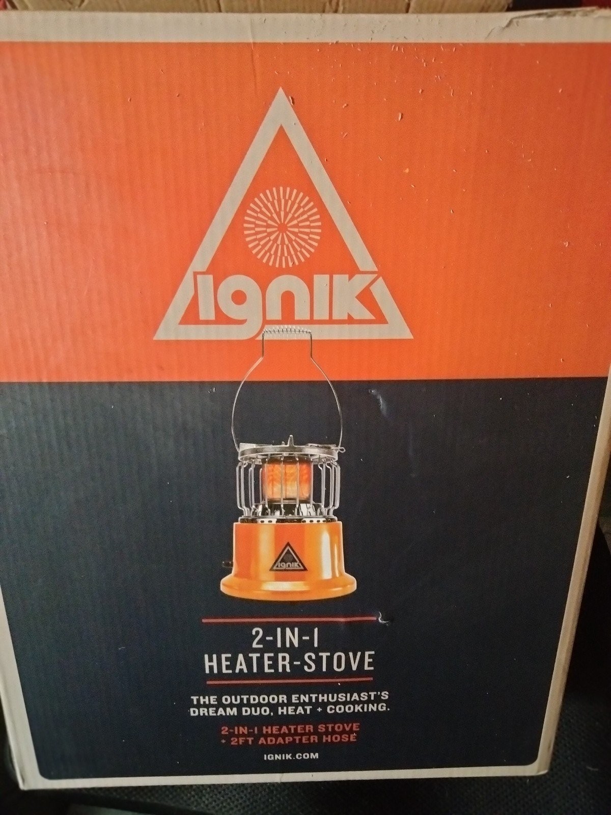 Ignik 2 in 1 Heater Stove and Gas Growber