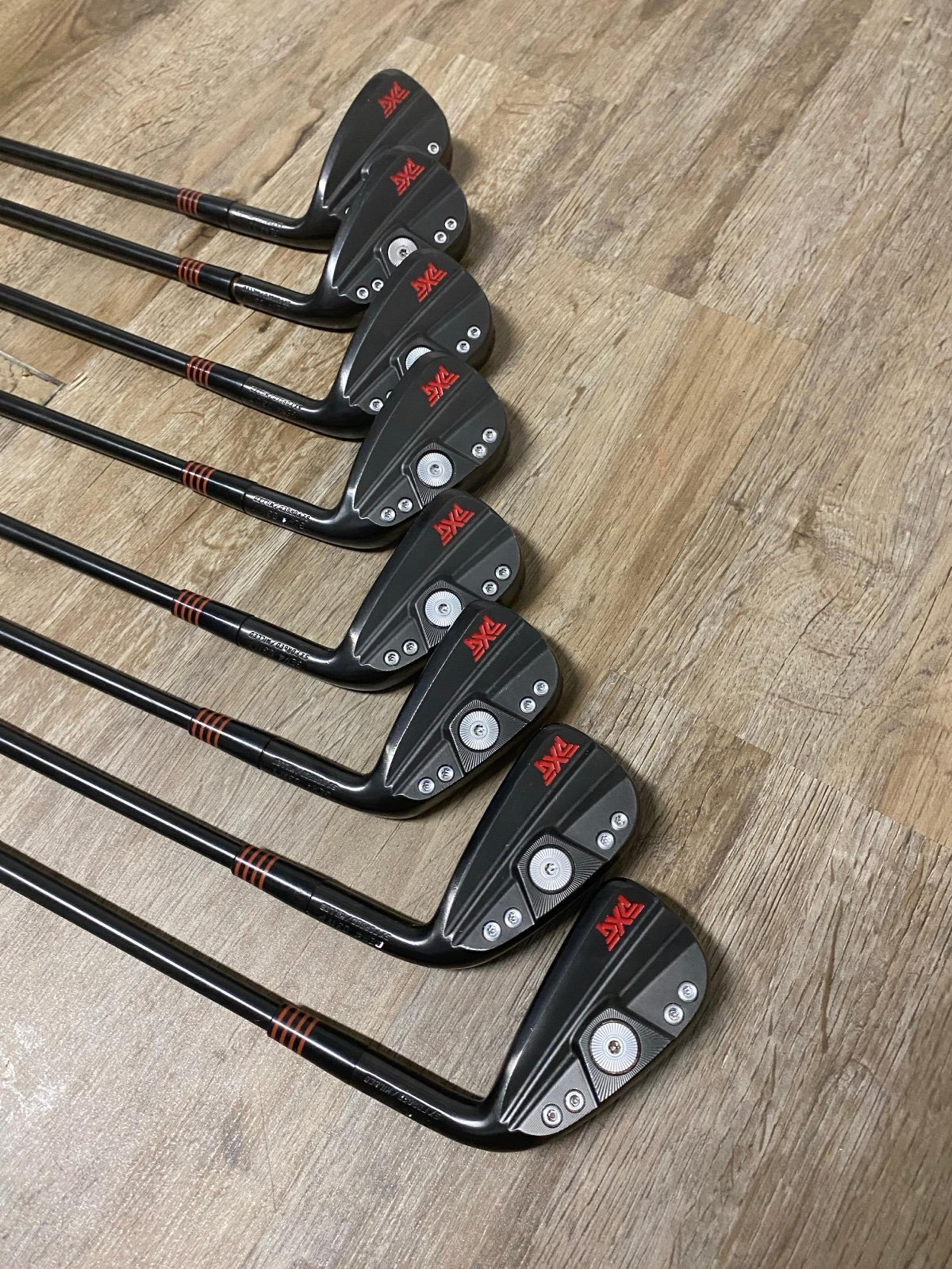 PXG  Gen4 0311T xtreme black irons/ custom shafts 4-P+G
