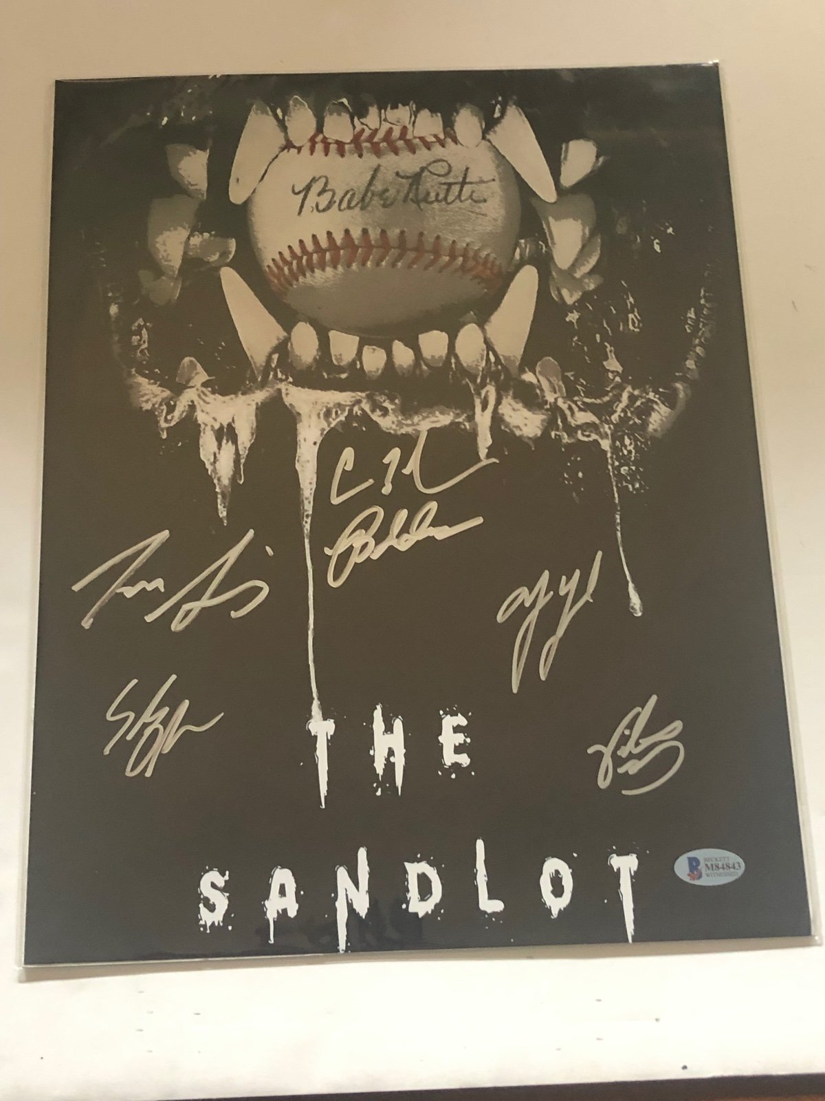 The Sandlot cast signed autographed 11x14 photo baseball BAS Beckett coa