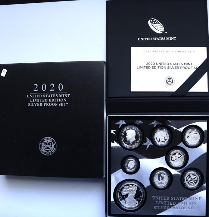 2020-W United States Mint Limited Edition Silver Proof Set OGP & COA