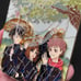 KonbuPins Nobara, Yuji, Megumi umbrella JJK enamel pin
