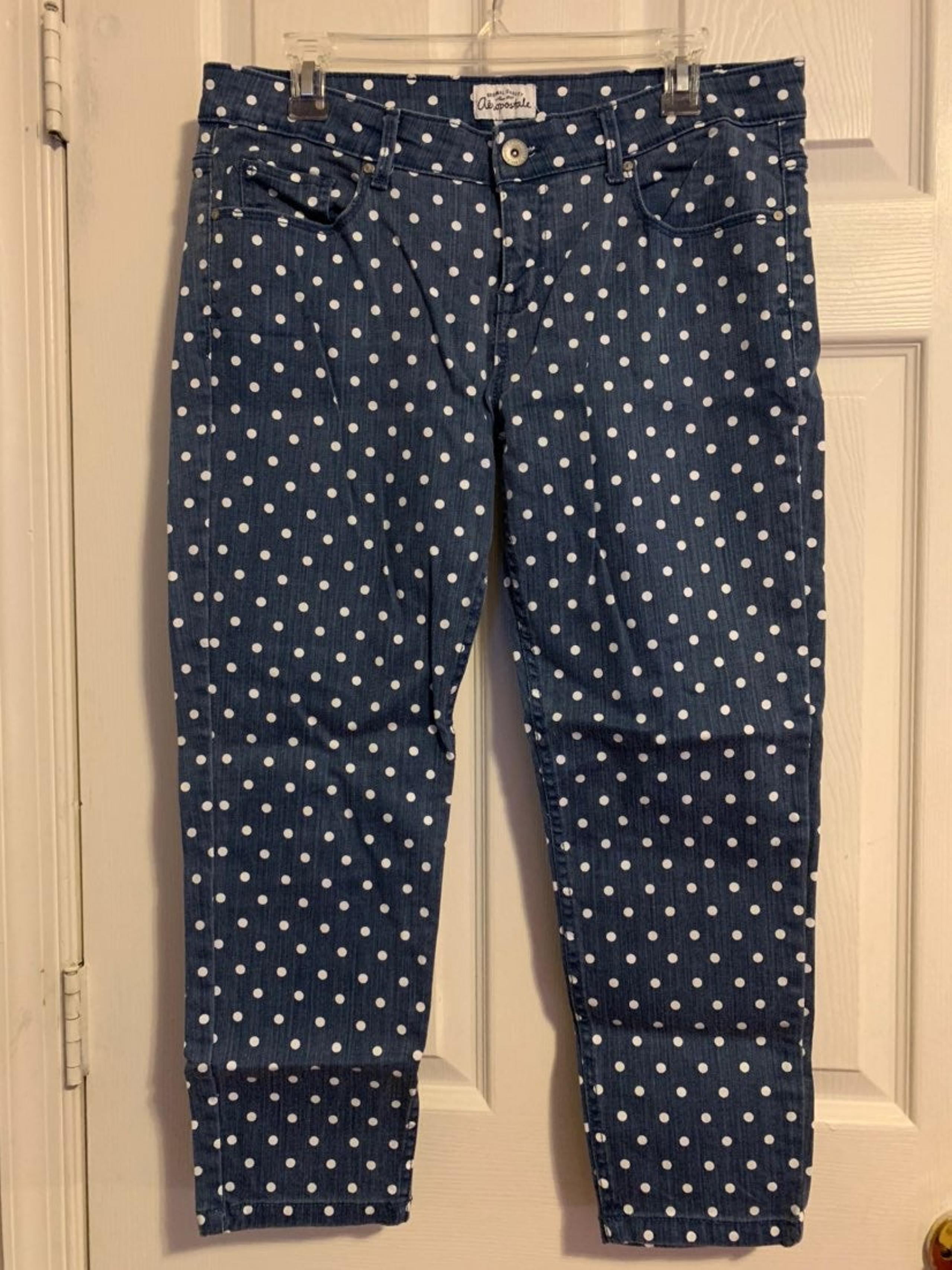 Aero Lola Crop Dots Jeggings Jeans 13/14