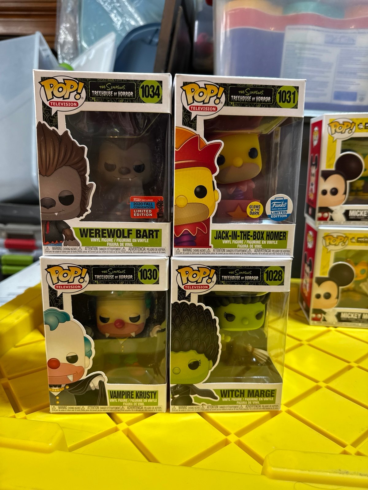 Funko Pop treehouse of horror Simpson pops