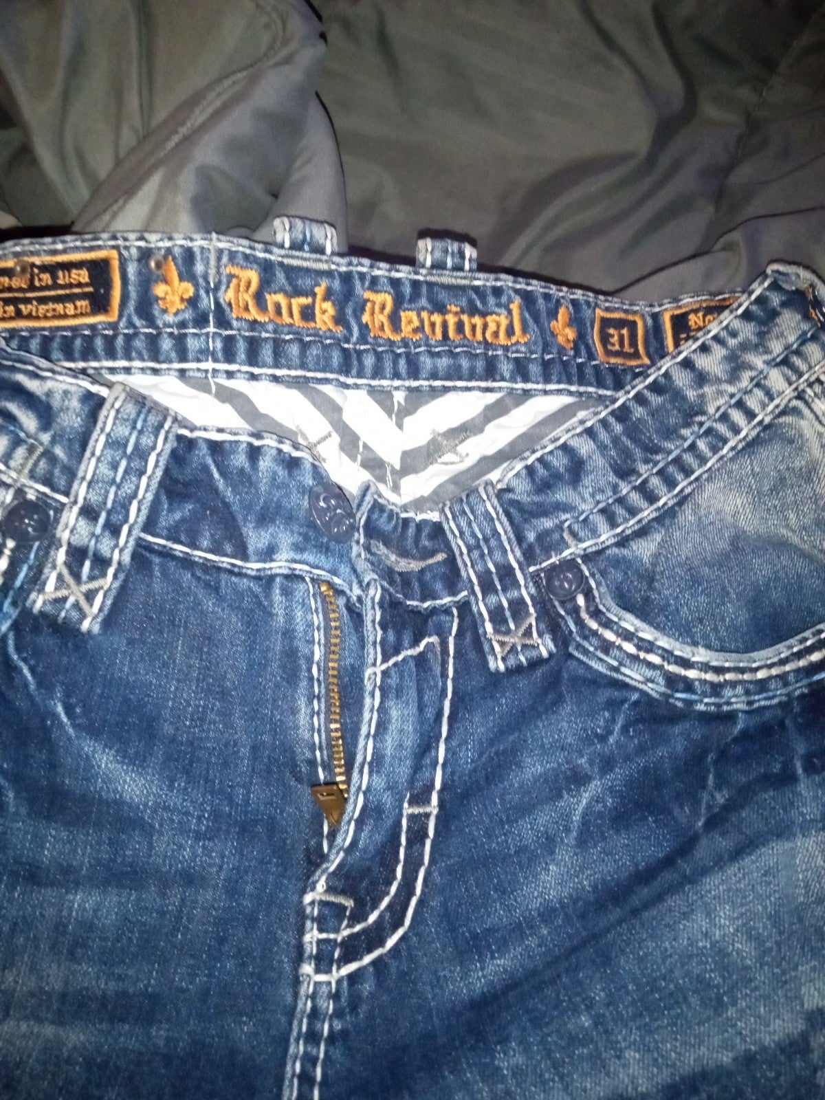 Blue rock revival jeans brand new never worn before!!!!!! Costs 150-200 new