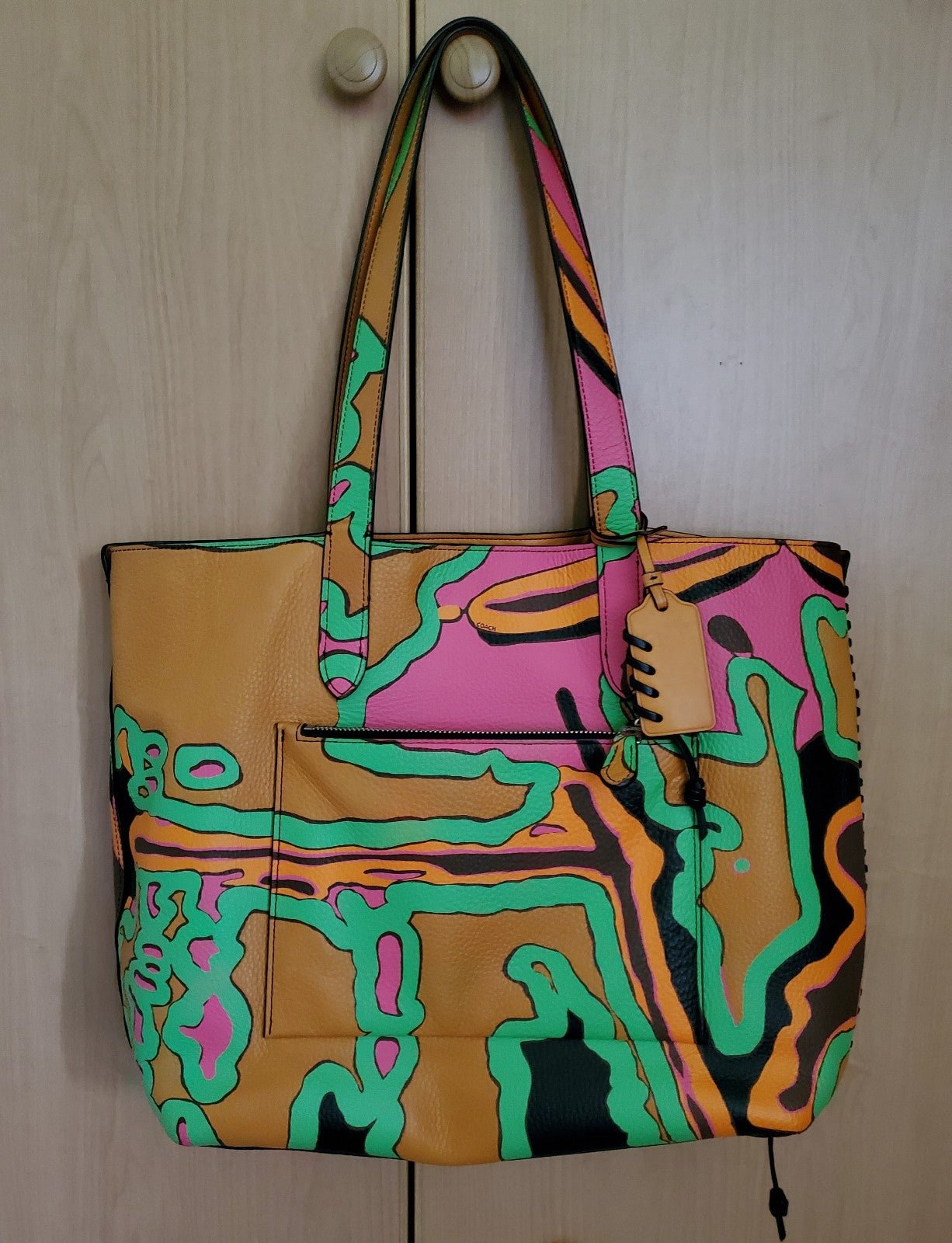 Coach Runway Rip and Repair Collection Reversible Leather Tote