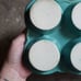 Pioneer Women Floral Teal Ceramic (6) Muffin Pan