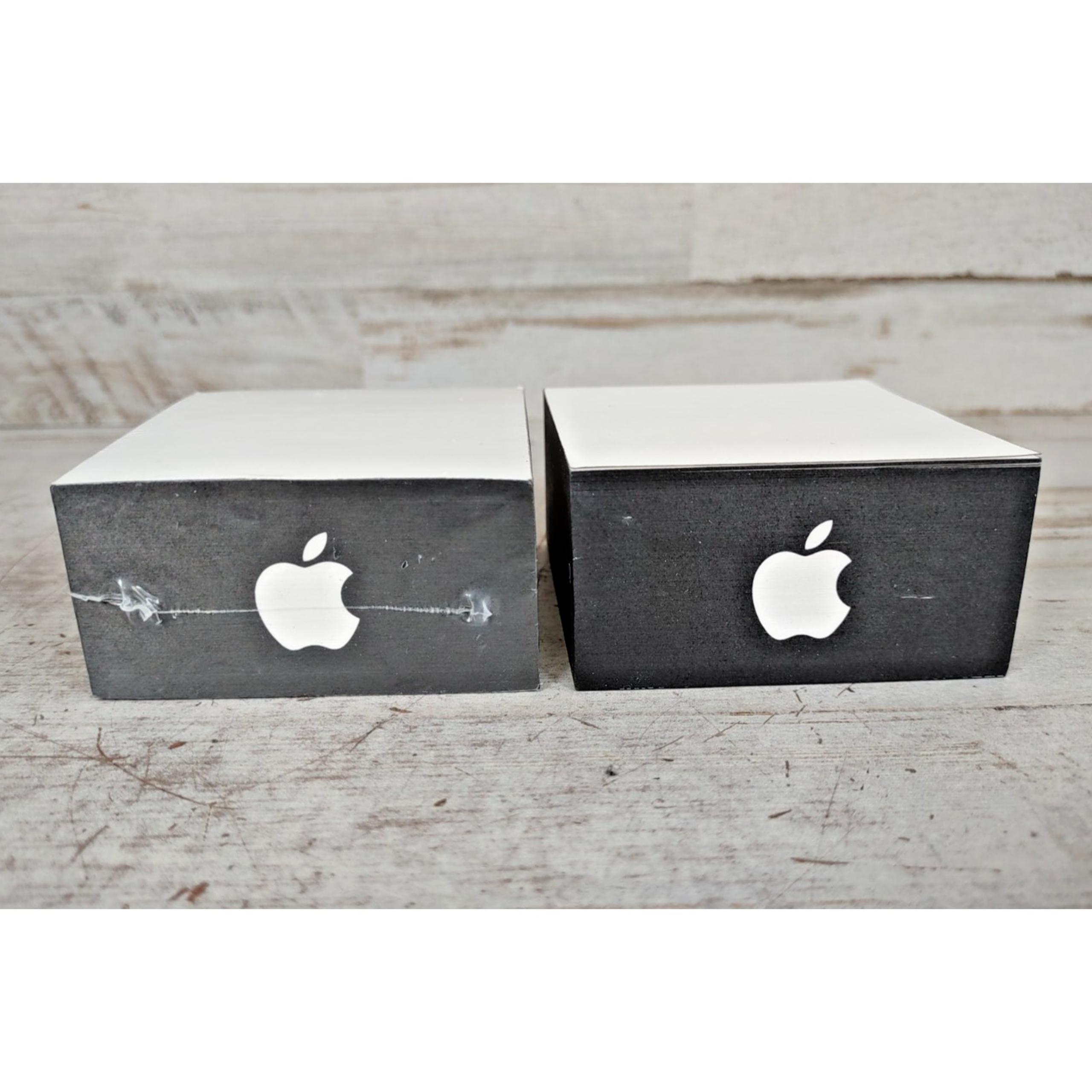 Lot of 2 Apple Computers Education Black and White Logo Post-It Notes ONE SEALED