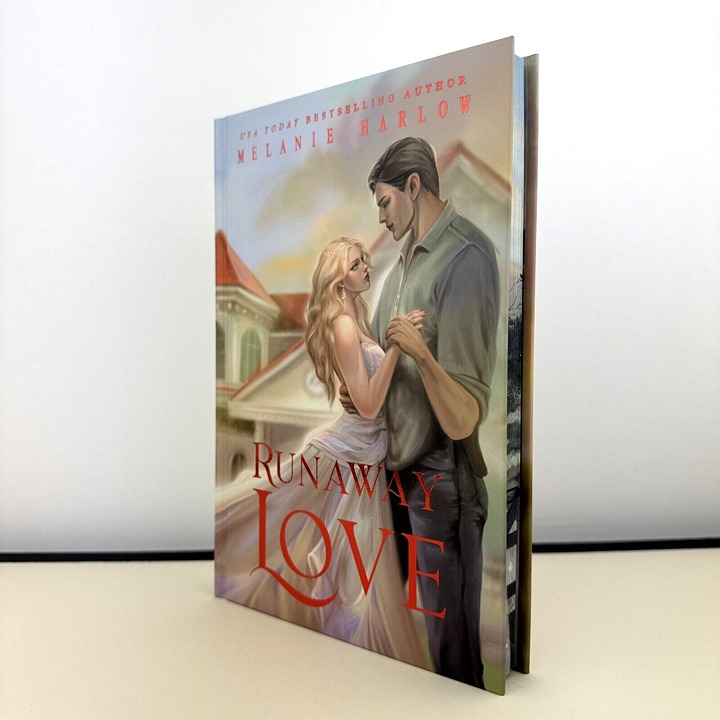 Melanie Harlow Runaway Love Bookaholic Book Box Special Edition Stenciled Edges