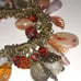 4-NW multi stone glass charm strech bracelet vintage lt#2000e-2 high-end FASHION