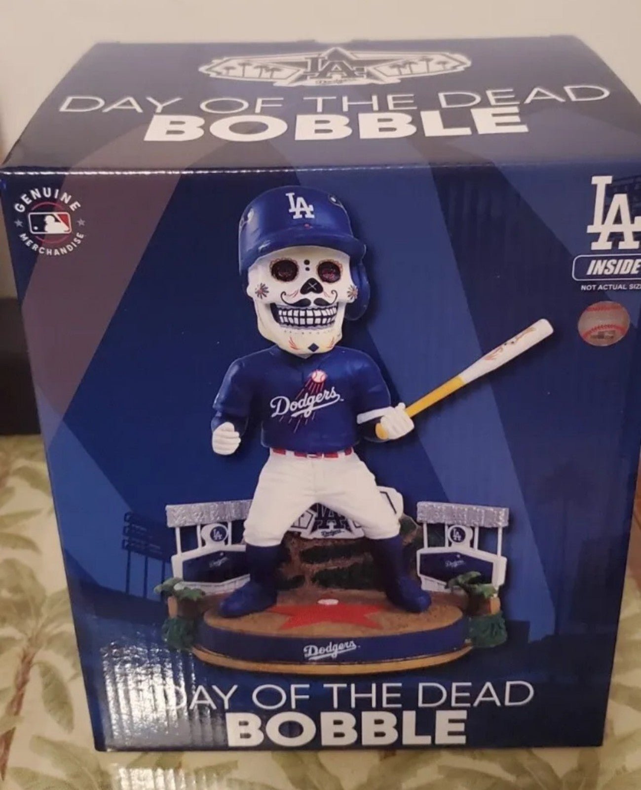 Los Angeles Dodgers Hollywood Bobblehead Dia de los Muertos