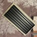 NWT Signature Hardware Caselli Brass Floor Register Brushed Nickel 6” x 12”