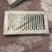 NWT Signature Hardware Caselli Brass Floor Register Brushed Nickel 6” x 12”