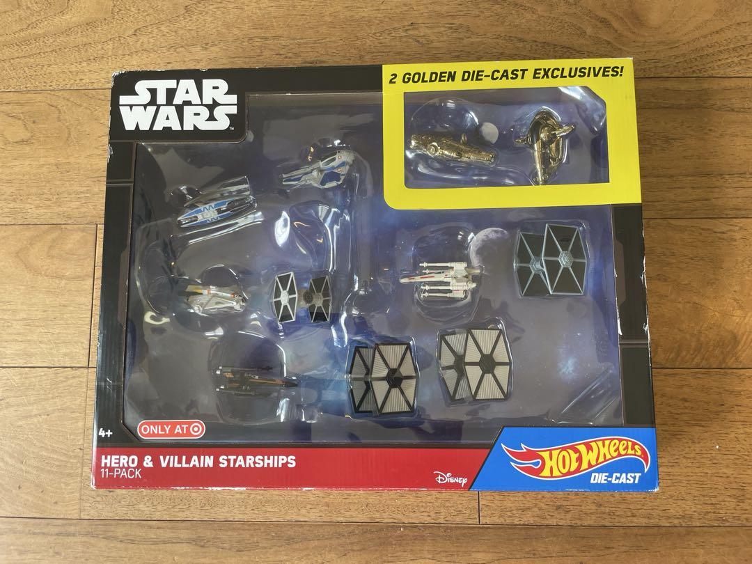 Hot Wheels Star Wars ダイキャスト11機入 target限定 Hot Wheels Star Wars 11 vehicles set limited to Target