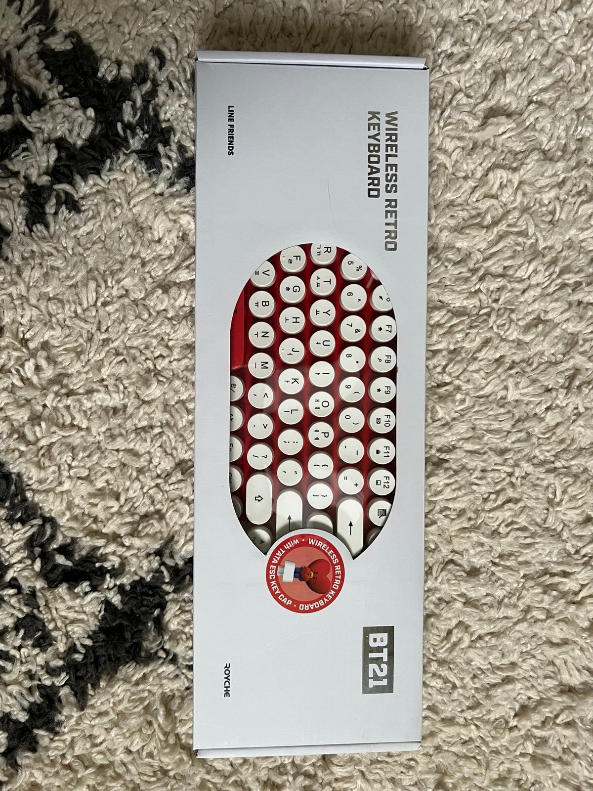 Official BT21 Tata Wireless Keyboard with key lock