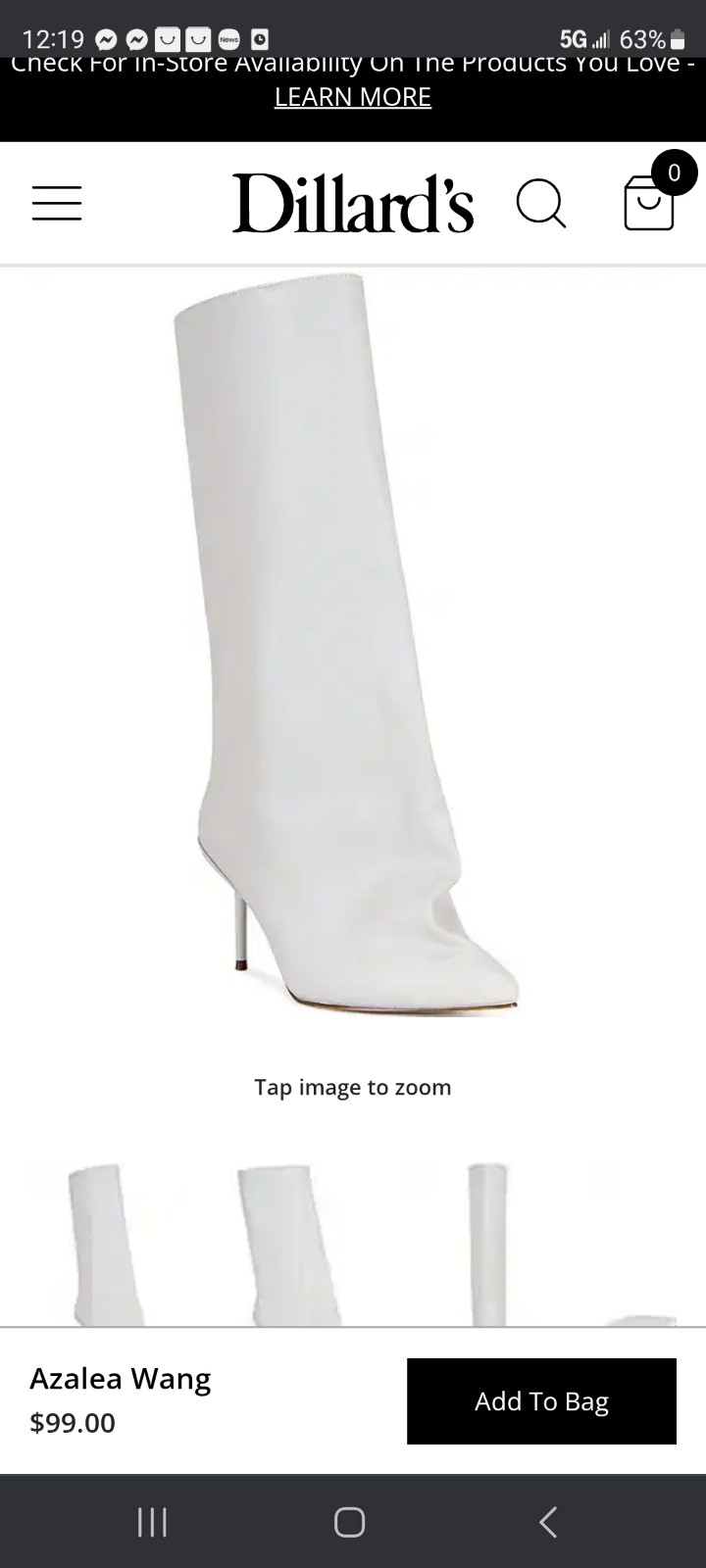 Akira white boots new 8