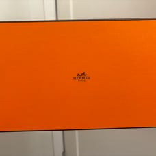 Hermes Shoe Box Only (Brown tie included)