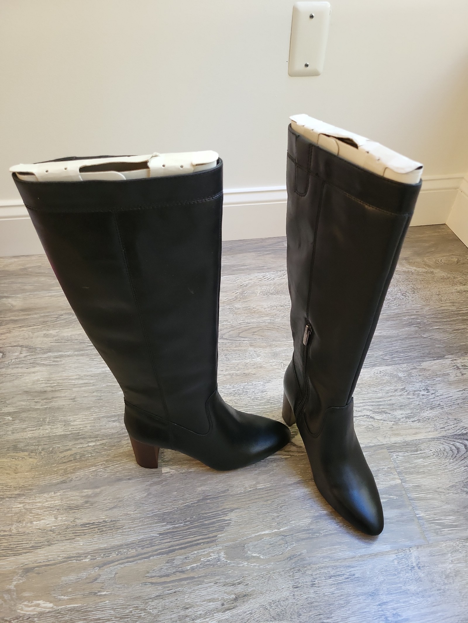 Women's Black Wedge Boots