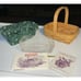 Vintage Longaberger 1996 Horizon of Hope Basket Combo Stationary Handle MINT!