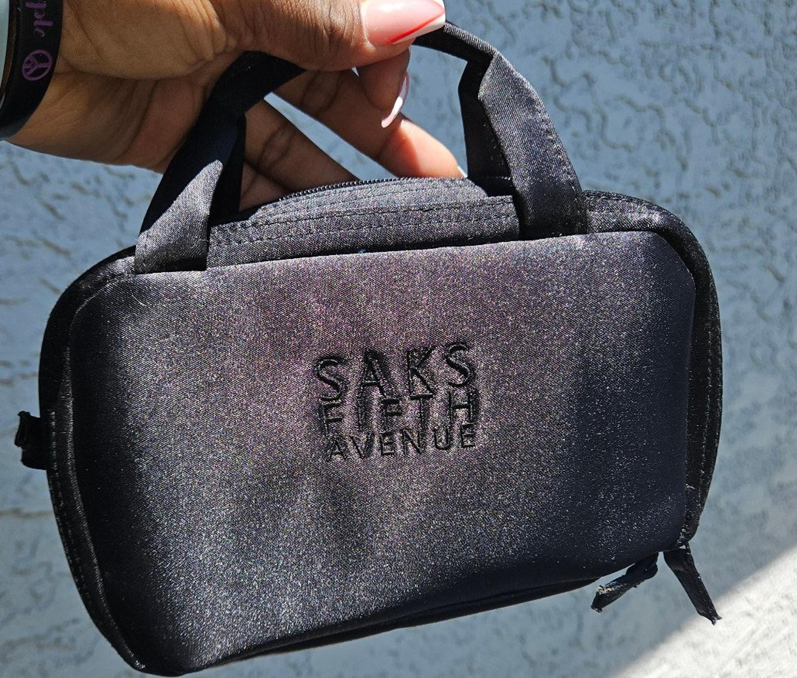 Saks Fifth Avenue Travel/Makeup Bag