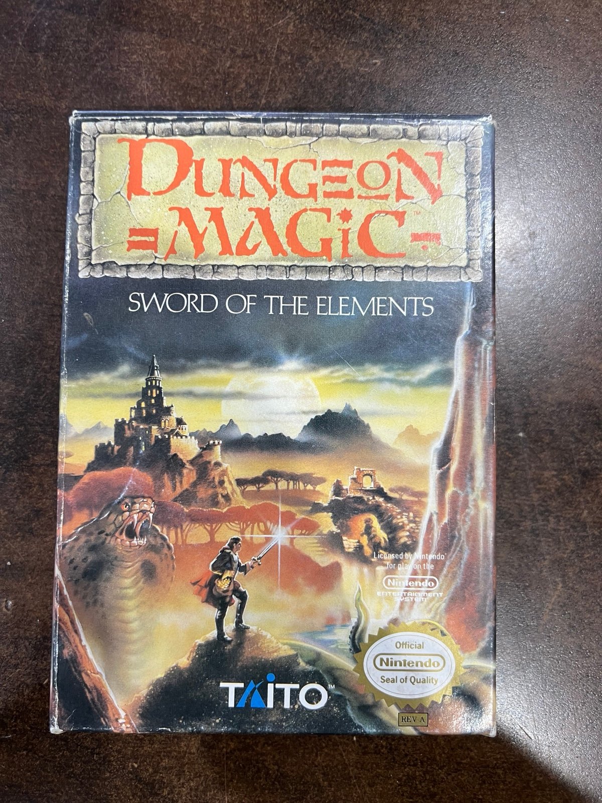 Dungeon Magic Nintendo NES CIB Complete