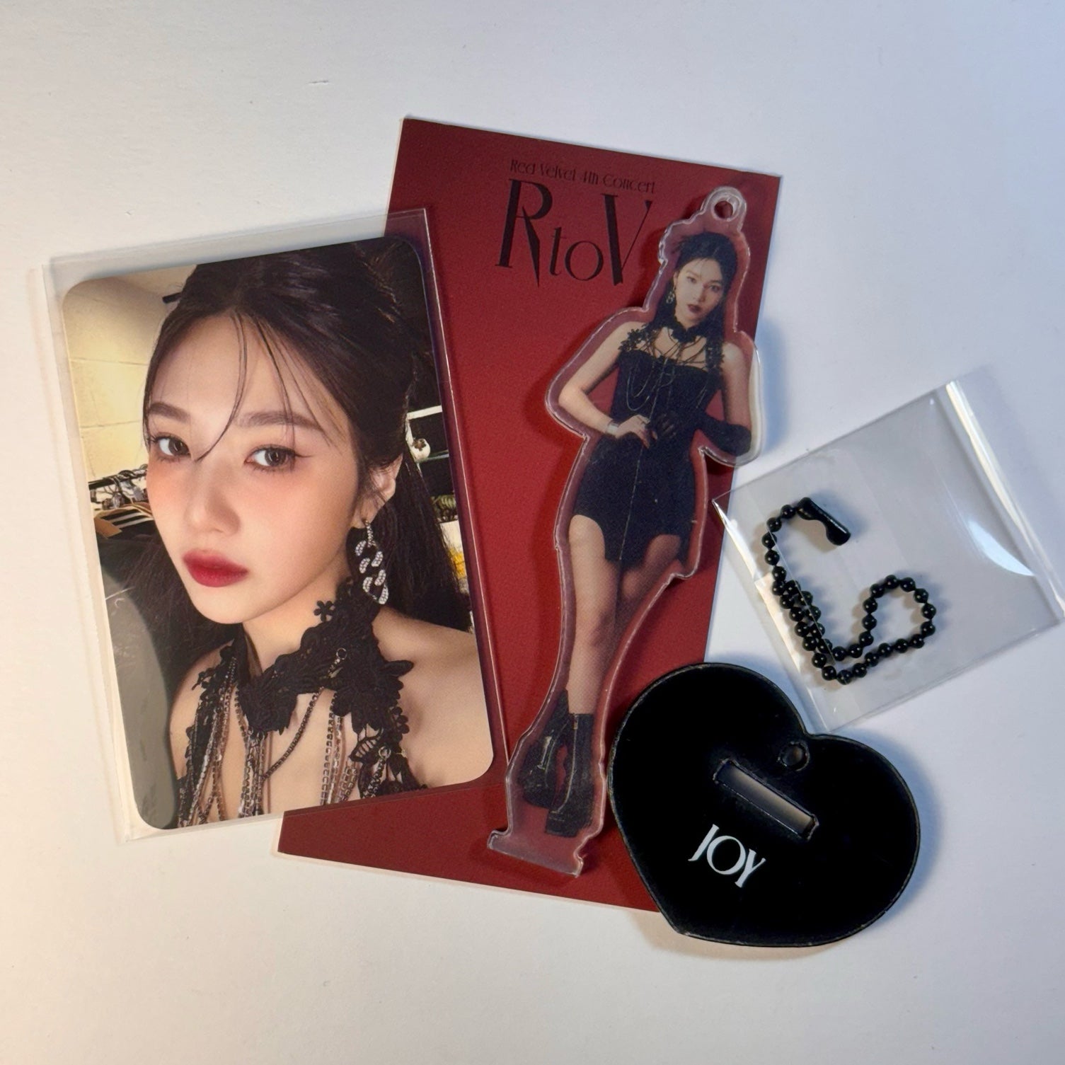 Red Velvet Joy - RtoV 4th Concert MD Acrylic Stand Key Ring photocard