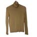 Neiman Marcus 100% Cashmere Beige Neutral Long Sleeve Turtleneck Sweater Size M