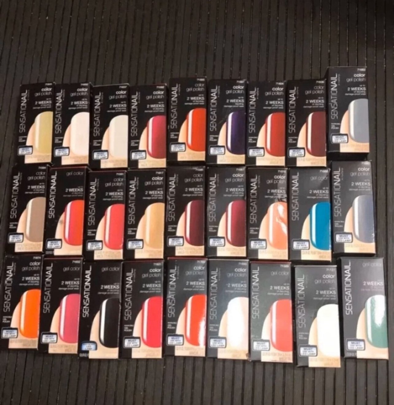 choose any 10 sensationail gel polish