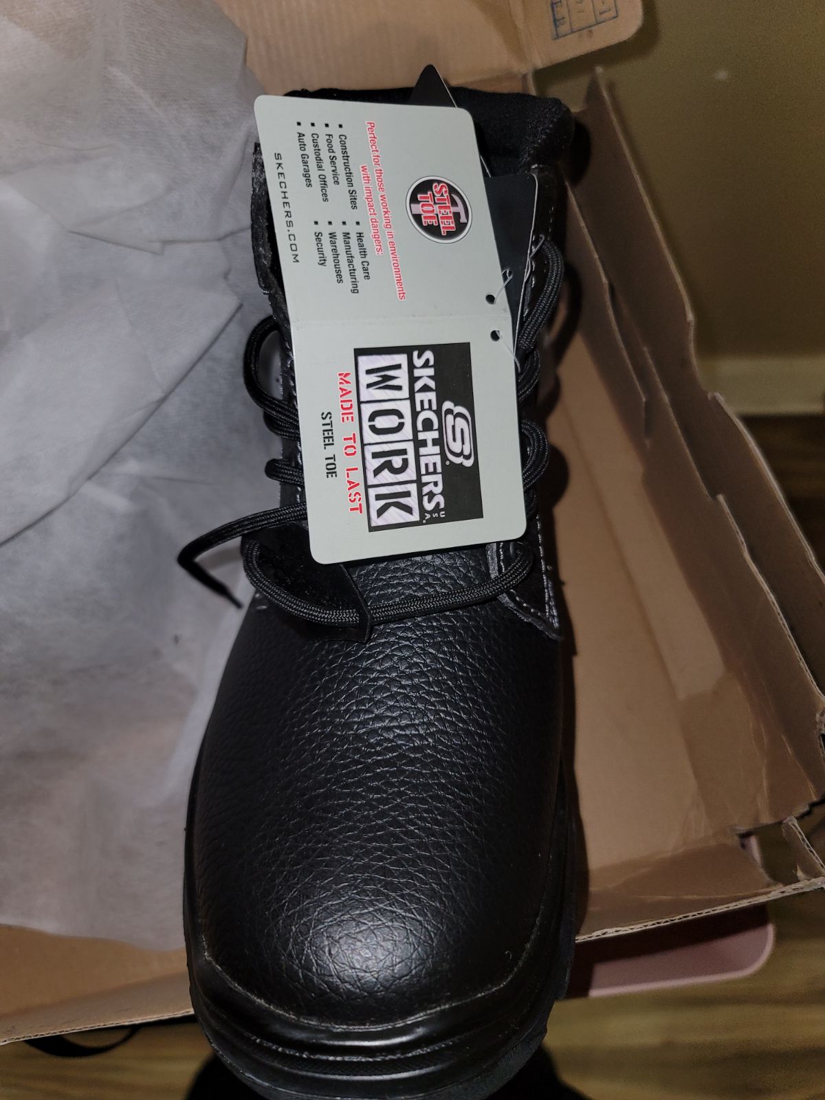 NEW Skechers Composite Toe work boot sz1