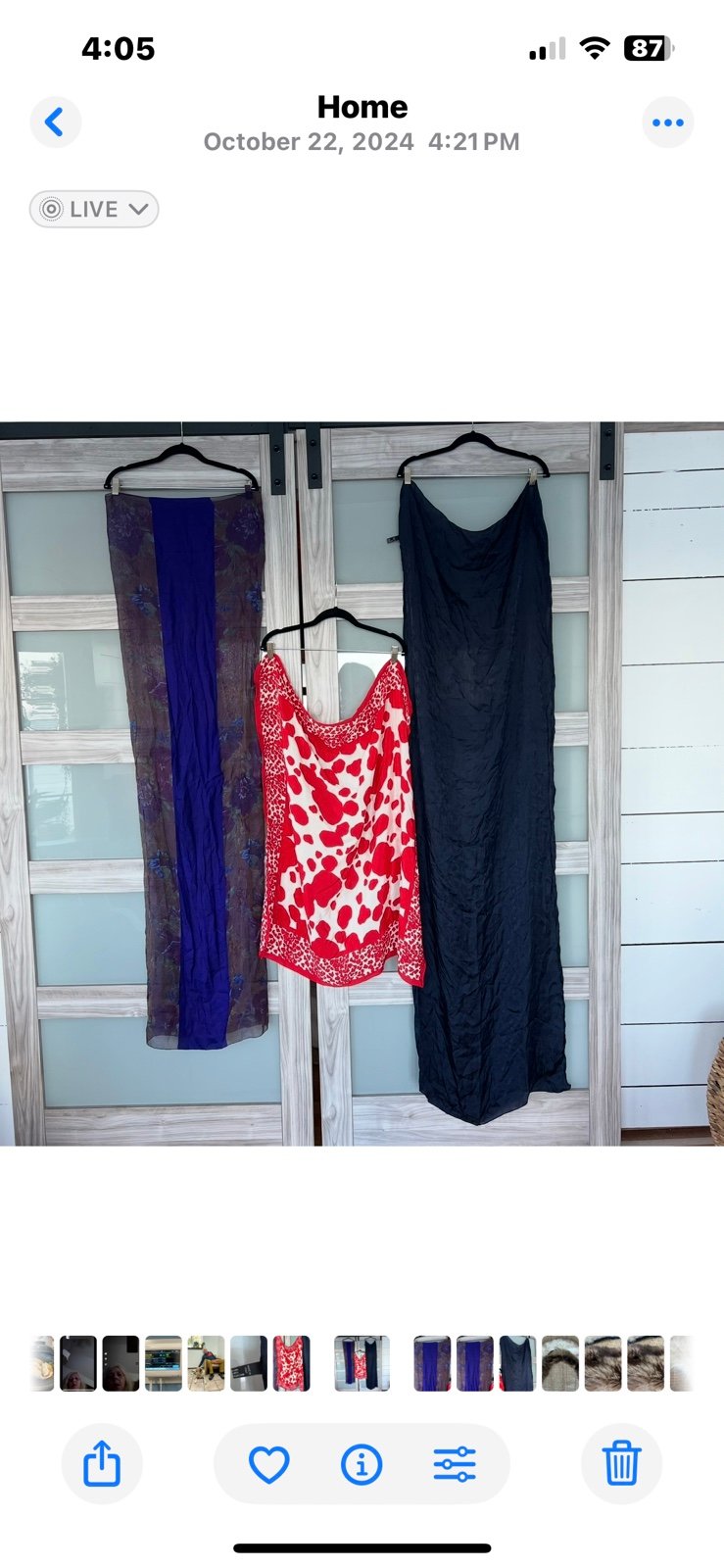 Italian Silk scarves