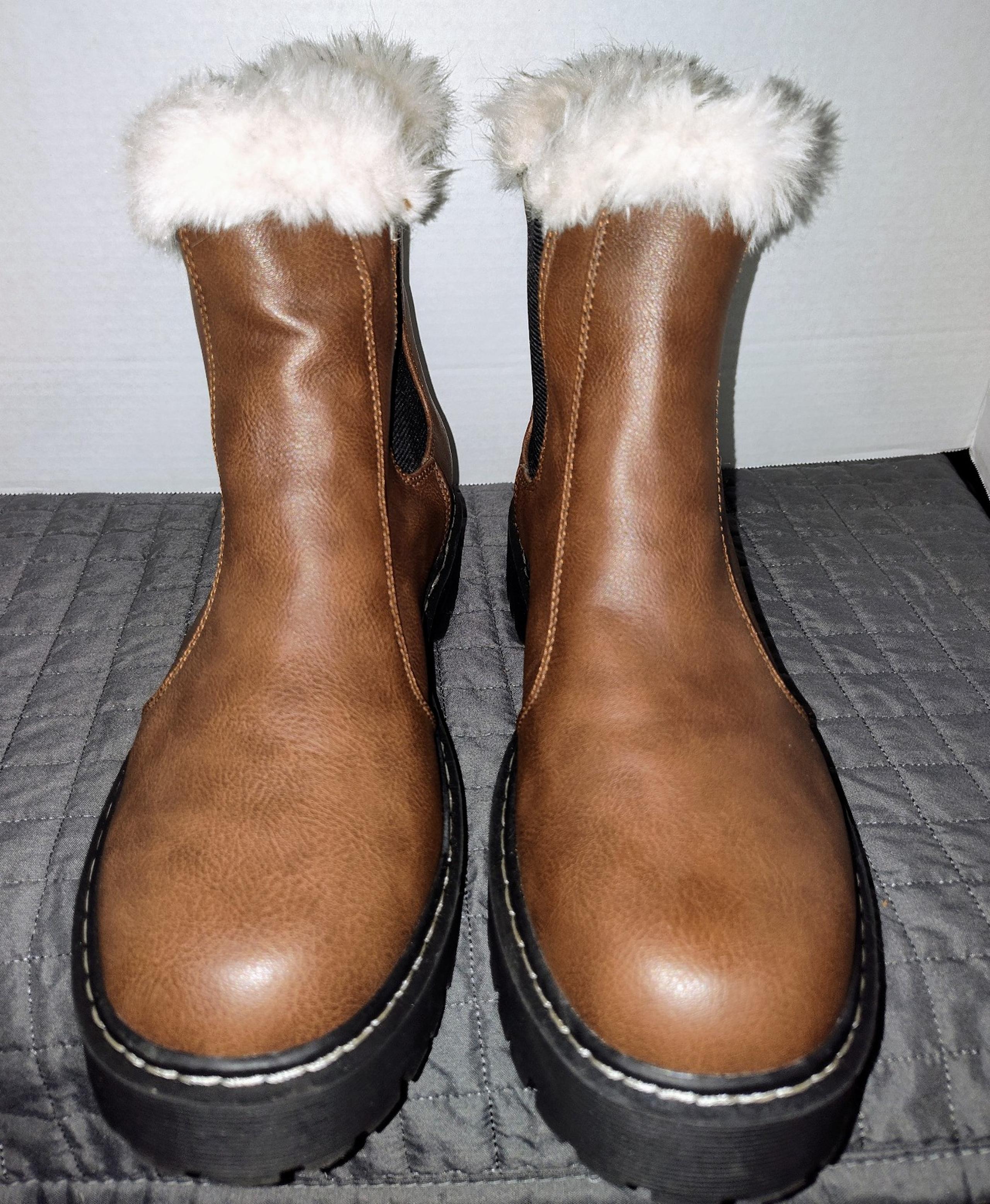 Portland by Portland faux fur Chelsea Boot
