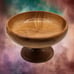 Handcrafted Myrtlewood Oregon Pedestal Wood Bowl | 4 Tall, 7 Diameter - STUNNING