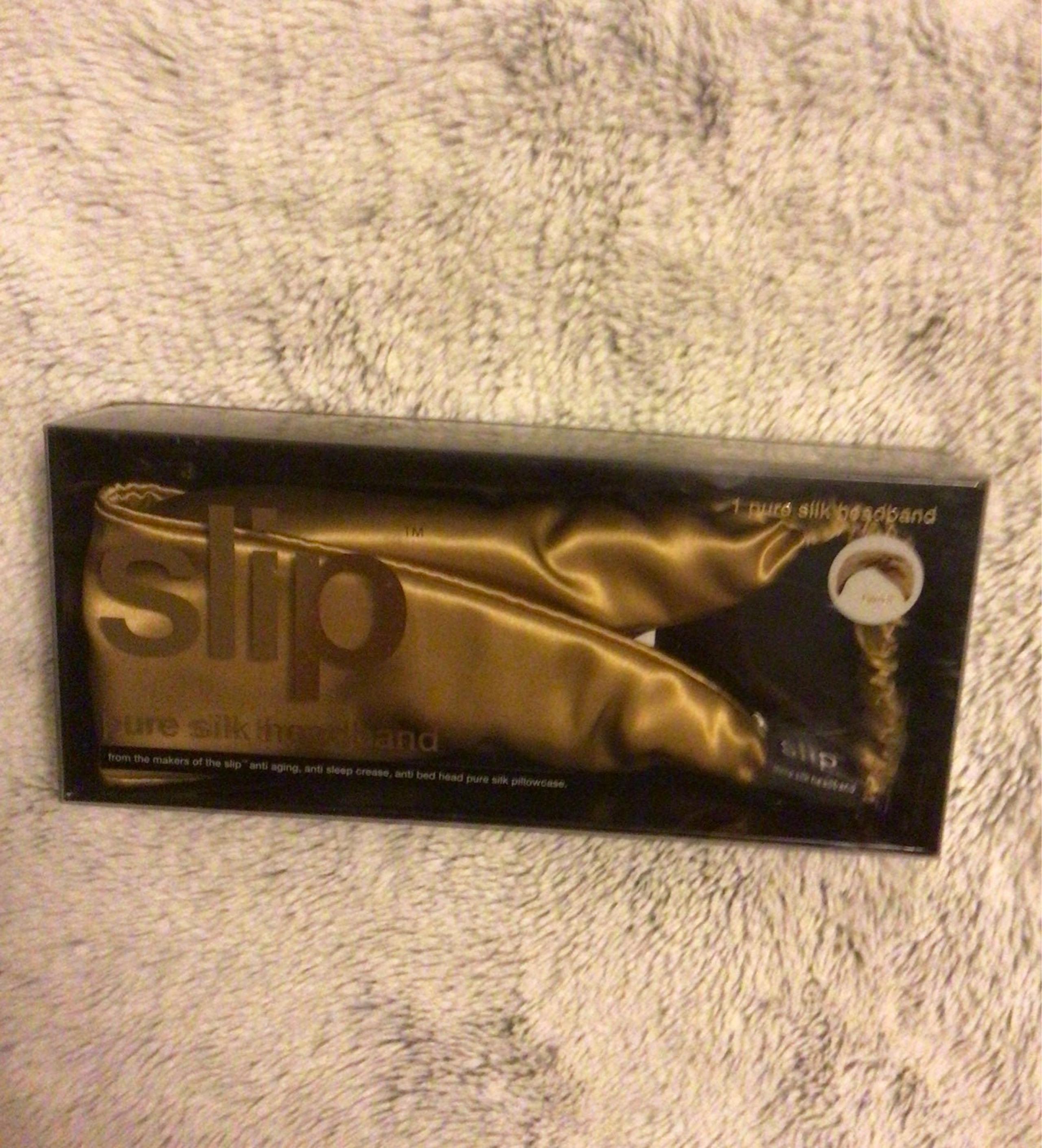 Slip pure silk twist headband