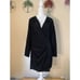 NWT! Club Monaco Black Silk Side Drape Mini Dress Size 6