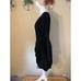 NWT! Club Monaco Black Silk Side Drape Mini Dress Size 6
