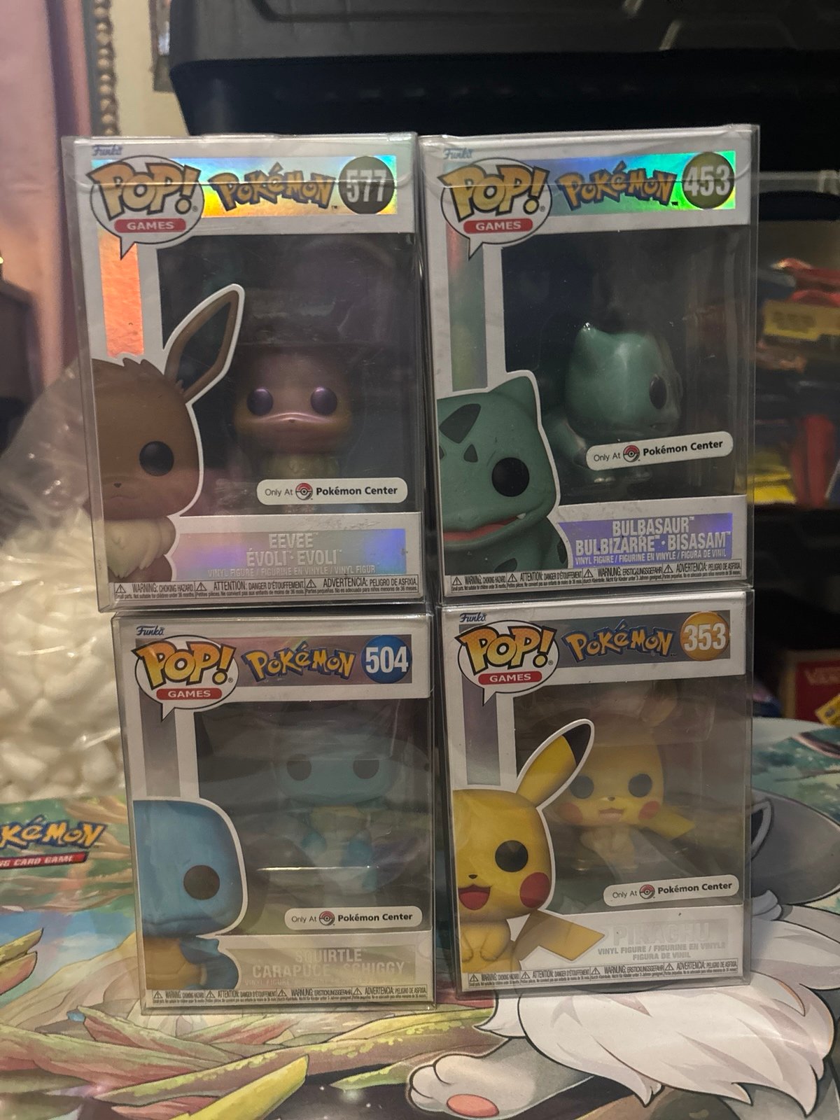 POKEMON FUNKO POPS ONLY AT POKEMON CENTER