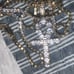 Gold tennis Chain 18 In w Ankh Pendant